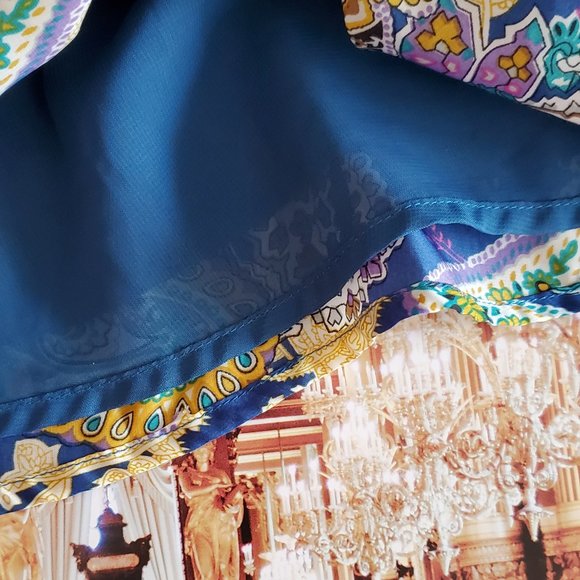 Louche Paisley Skater Skirt - Picture 5 of 9